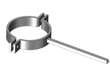 Hinged Pipe Clamp Round
