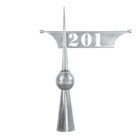 Dachspitze aus Titanzink / Kupfer 13 Szpica dachowa z wimplem obrotowym