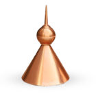 Dachspitze aus Titanzink / Kupfer 12 Szpica dachowa – Wysoki stożek