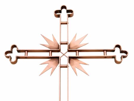 Krzyż metalowy - renowacja i wykonanie krzyży dachowych z miedzi i stali