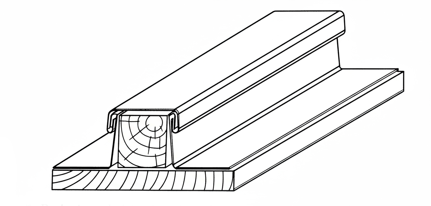 Blachy na rąbek: jak zaginać rąbek leżący, stojący i listwy 16 Rys. 3.17.ptotec