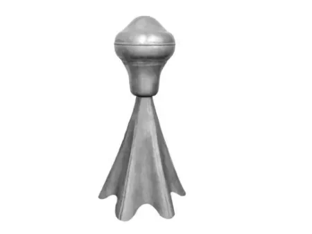 Decorative Roof Turret with Ribbed Segments