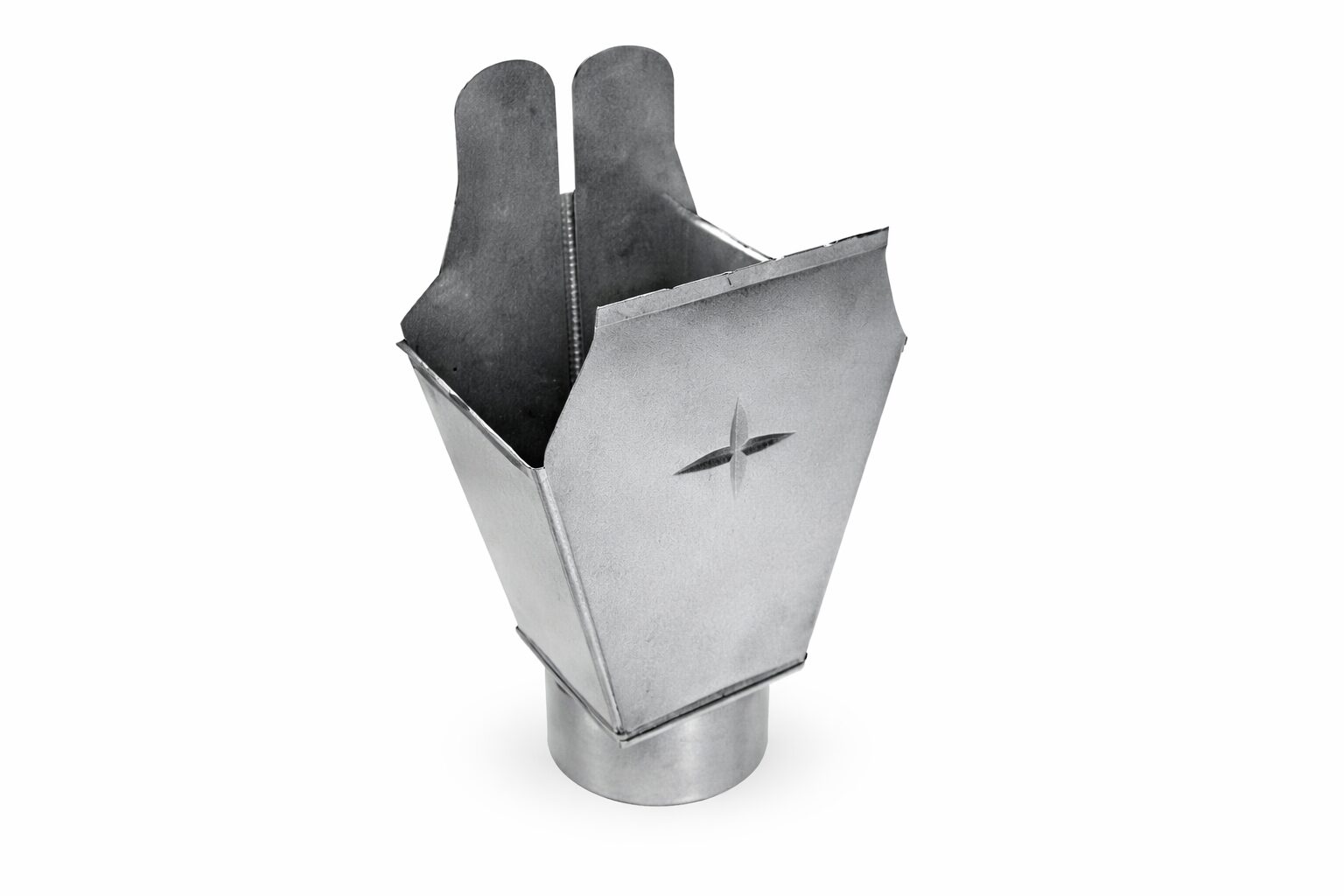 Gutter Outlet for Box-Shaped Gutter and Round Pipe Gutter Outlet for Box-Shaped Gutter and Round Pipe