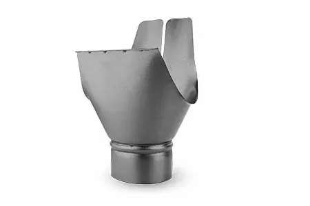 Gutter Outlet Oval, Half-Round Gutter (2-Piece)